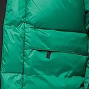 Doudoune matelassée de créateur pour homme à col montant, noire personnalisée, manteau d'hiver grande taille, haute qualité, avec capuche effet bulle brillante - Product Image 2