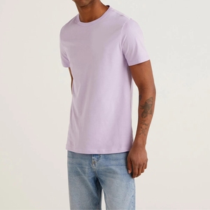 Meilleur prix T-shirt homme à manches courtes en coton 100% respirant et confortable, style hip-hop, séchage rapide, col rond, faible MOQ - Product Image 1