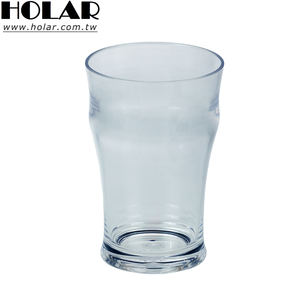 [Holar] Vaso de Plástico Transparente Reutilizable e Irrompible de Diseño Moderno Hecho en Taiwán, 15 oz, para Picnic, Camping y Fiestas - Product Image 1