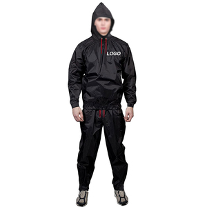 Combinaison de sauna intégrale à capuche personnalisée avec logo, haute qualité, pour hommes, pour la perte de poids, sport, sauna, combinaison de sudation unisexe - Product Image 3