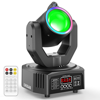 Mini projecteur à faisceau mobile DJ Disco Light 30W LED DMX512 avec télécommande, effet stroboscopique, lumière de scène