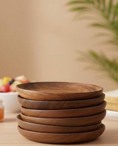 Platos de Servir Ovalados de Madera Premium Modernos y Elegantes, Vajilla Ecológica y Duradera para el Hogar, Restaurantes y Servicios de Catering - Product Image 2