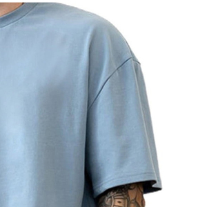 T-shirt ample et respirant pour homme en coton 100% écologique à séchage rapide avec tissu en toile, idéal pour l'été, avec options OEM/ODM - Product Image 2