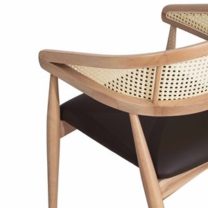 เก้าอี้ทานข้าวไม้สักคุณภาพสูง เฟอร์นิเจอร์ไม้ทำมือสำหรับโต๊ะอาหาร ร้านอาหาร โรงแรม ผู้จัดจำหน่ายส่งออก - Product Image 4