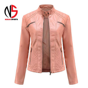 แจ็คเก็ตหนังแท้ผู้หญิงรุ่นยอดนิยม น้ำหนักเบา ระบายอากาศได้ดี สวมใส่สบาย ราคาสมเหตุสมผล แจ็คเก็ต Nurak ผู้หญิง ปี 2026 - Product Image 1