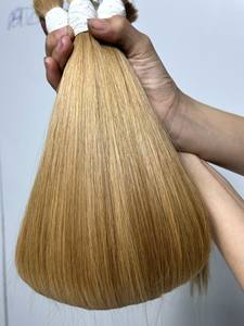 Extensions de cheveux vierges vietnamiens de qualité supérieure, les plus vendues, cuticules alignées, ultra-lisses, ondulations profondes, ondulations naturelles, double trame machine - Product Image 4