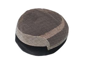 Octogone Modèle Vague Naturelle Crépus Droite Vague Profonde Toupet Perruque pour Hommes Indien Remy Cheveux Prothèse TAZ Cheveux Bangladesh - Product Image 2