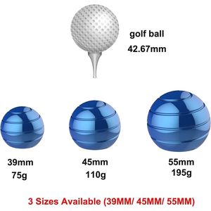 Giocattolo da Scrivania Cinetico Blu 39MM per Ufficio e Adulti, Illusione Ottica per Fidget Cube, Sollievo da Ansia e ADHD - Product Image 3