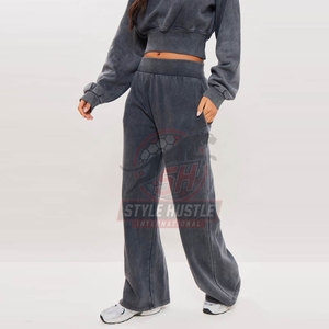 Pantalones Deportivos Acampanados para Mujer de Primera Calidad, Nueva Llegada, Hechos de Algodón, Fabricados en Fábrica - Product Image 2