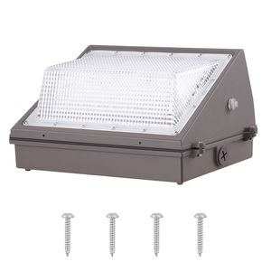 2 Pezzi Lampade LED da Esterno 100W 10800LM 5000K per Illuminazione Pareti # 3000K CCT # Alimentatore CA # Illuminazione di Sicurezza # Sensore di Luce Intelligente - Product Image 1