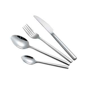 Ensemble de couverts minimalistes en acier inoxydable de qualité supérieure, écologiques, créatifs, dorés, de luxe, pour cadeaux de Noël - Product Image 6