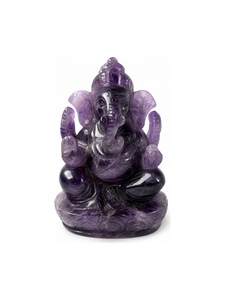 Natural Amethyst | <b>Statue</b> | Home Decor | Handmade | Beads | Meditation - Product Image 1