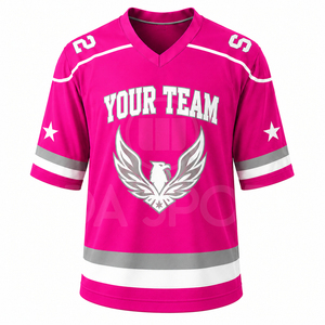 <b>Athletic</b> Lacrosse Uniform Custom Team Jersey Short Front Sublimated Print Breathable Polyester V Neck Sportswear Factory Direct - Product Image 2