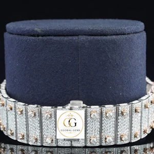 Reloj de Lujo Hip Hop con Diamantes, Completamente en Oro, con Diamantes CZ, de Acero Inoxidable para Hombre y Accesorios de Moda a Precio de Exportación - Product Image 6