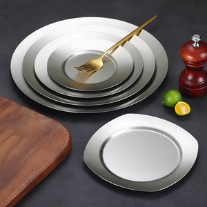 Yurtrain, venta al por mayor, plato de Cena de barbacoa Retro, vajilla de acero inoxidable 304 para vajilla de restaurante coreano - Product Image 5