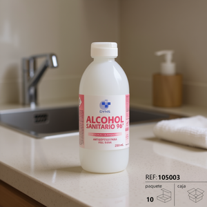 Desinfectante de Manos con Alcohol Sanitario al 96%, Botella de 500 ml, 10 Unidades - Product Image 3