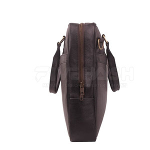 Leather <b>Laptop</b> Bag Premium Design With Spacious Storage Compartments And Durable Build Perfect For Office <b>Work</b> Business Travel - Product Image 4