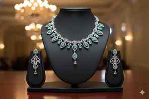 Conjunto de collar de latón de alta calidad con acabado antiguo para festivales y regalos, disponible para la venta. - Product Image 4