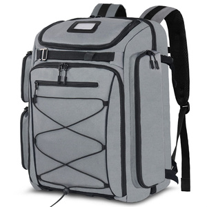 Sac à dos de transport rembourré à rayures avec fermeture éclair pour snowboard et bottes de ski, en Oxford 900D et polyester résistant à l'eau, nouveau style - Product Image 1