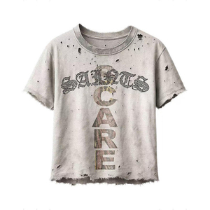 Conjuntos de Camisetas Personalizadas de Alta Calidad para Hombre, Diseño de Verano, 100% Algodón Orgánico Pesado, Estampado de Letras Oversize, Estilo Urbano - Product Image 6