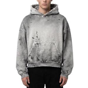 Sweat-shirts à capuche oversize pour femmes et couples, pulls épais vintage délavés à l'acide 2026 - Product Image 3