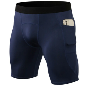 Custom Logo Low Moq Tight <b>Men</b> Running Gym <b>Compression</b> <b>Shorts</b> New Arrival <b>Compression</b> <b>Shorts</b> <b>Men's</b> High-Performance Seamless - Product Image 4