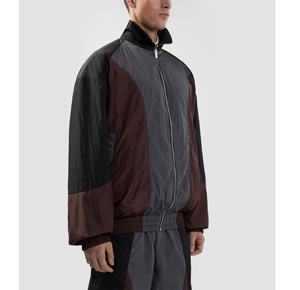 Chaqueta Cortavientos Deportiva Impermeable de Talla Grande al por Mayor, Chaqueta de Nailon Personalizada con Capucha Transpirable para Hombre - Product Image 5