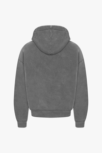 Custom Full Zip Streetwear Oversized Vintage Wash Hoodies <b>Thick</b> <b>Fleece</b> Custom Logo Zipper Hooded Sweatshirt Unisex Winter <b>Jacket</b> - Product Image 2