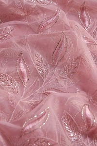 Tela de Red con Lentejuelas y Bordado de Perlas, Material de Encaje de Gasa de Doble Capa de Lujo para Vestidos de Novia y Ropa de Noche - Product Image 6