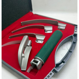 Ensemble de laryngoscopes à usage unique, diagnostic de la gorge, instrument chirurgical de haute qualité en acier inoxydable - Product Image 3