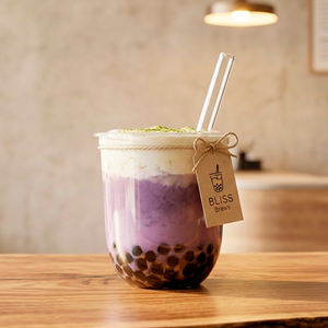 Vasos Desechables en Forma de U de PP QUANG QUAN, Tapa de 95 mm de Diámetro, Vasos de Plástico de 12 oz y 16 oz para Bebidas Frías, Café Helado y Té - Product Image 5