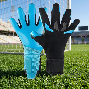 Gants de gardien de but de football professionnels de nouvelle conception en latex avec protection des doigts pour enfants et adultes - Product Image 5