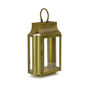 Lanternes rectangulaires en métal noir avec panneaux en verre et bougies pour la décoration de la maison, utilisation de Noël, décoration durable pour l'intérieur et l'extérieur - Product Image 2