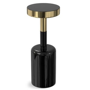 Picture Perfect Modern Metal Coffee <b>Table</b> with Gold Base <b>Marble</b> Top Durable Finish Minimalist Design Living Room Furniture - Product Image 1