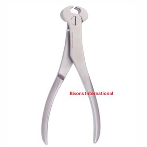 คีมตัดลวดเหล็กกล้าไร้สนิมแบบใช้มือสำหรับศัลยกรรมกระดูกยี่ห้อ BISONS สำหรับตัดลวด K แบบมีรูในตัว - Product Image 2