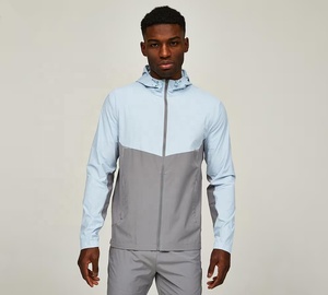 Chaqueta Cortavientos de Invierno para Hombre, con Capucha, Resistente al Agua, Ligera, Transpirable, de Secado Rápido, con Cierre, para Senderismo al Aire Libre - Product Image 1
