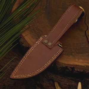 Couteaux de chasse 100% acier Damas de qualité supérieure avec manche en bois de cerf, prix raisonnable, séchage rapide, pour le camping, haute qualité - Product Image 5