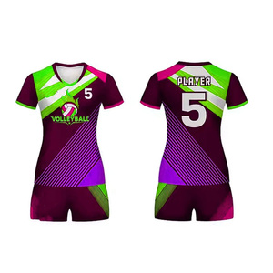 Men's <b>Volleyball</b> Jersey <b>Set</b> Sublimated Quick Dry Fitted Short Sleeve Uniform Adult All Seasons 100% Polyester Moisture Wicking - Product Image 3