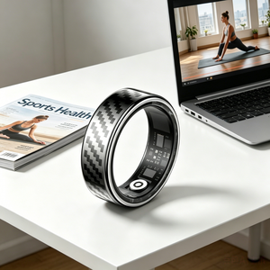 Fashion Women Smart Ring Heart Rate SpO2 Sleep Sports Tracker TikTok E Book <b>Camera</b> Remote Control - Product Image 2
