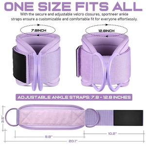 Sangles de cheville robustes pour hommes et femmes, protection des mains, bonne qualité, sangles de cheville pour musculation, personnalisables, étiquette privée - Product Image 4