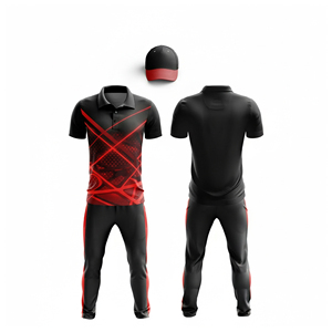 Premium Sublimated Cricket Team Jersey Set | <b>Men</b> Women Youth Cricket Wears Polo Shirt and <b>Trouser</b> Full Team Outfit custom - Product Image 1