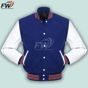 Chaqueta Varsity de Lana y Lona de Alta Calidad con Logotipo Personalizado para Hombre, Transpirable, Estilo Casual de Invierno, Colores Personalizables - Product Image 3