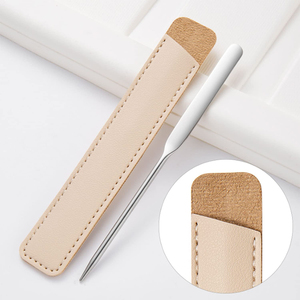 Custom Made German Steel Single End Polish Cement Spatula with Pouch for Makeup Tools A+ Grade Customized Color & Logo Facial - Product Image 5