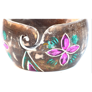 Cuenco de Hilo de Madera Estilo Antiguo, de Teca Pulida Jali, con Decoración Tallada Ovalada, Soporte para Regalos, Hogar, Cocina, Animal, de AYAANS - Product Image 6