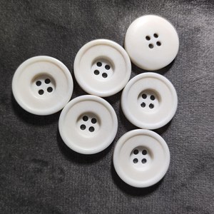High Quality Custom Round 4-Hole Buffalo Horn Animal Style Durable <b>Handmade</b> Sewing Buttons for <b>Clothes</b> Shirt Suit buffalo bone - Product Image 2