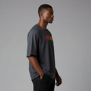 High Quality <b>Hip</b> Hop Style 100% Cotton Jersey 200 GSM Lightweight Gym Wear T-Shirt <b>For</b> Men Breathable Fashionable man T-Shirt - Product Image 6