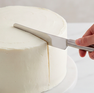 Ensemble de spatule et couteau à gâteau en acier inoxydable, 2 pièces, spatule triangulaire, outils pour la pâtisserie et l'usage domestique - Product Image 5