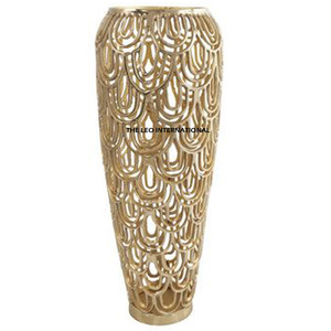 Jarrón Decorativo de Lujo a Precio Económico, Accesorios de Interior Dorados, Jarrones Altos para Decoración del Hogar - Product Image 6