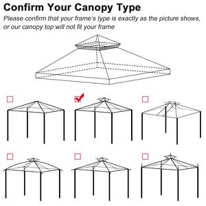 Gazebo Pergola Rosso 3x3m con Tettoia 2T - Product Image 6