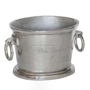 Enfriador de champán antiguo de latón, bañera de lujo para bebidas, enfriador de vino impreso con logotipo personalizado, venta al por mayor, cubo de hielo, manualidades decorativas - Product Image 6